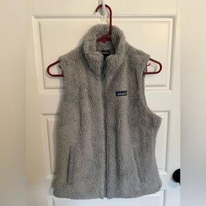 Patagonia grey sherpa vest